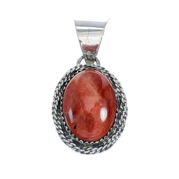 Navajo Sterling Silver Oyster Shell Pendant SN20442
